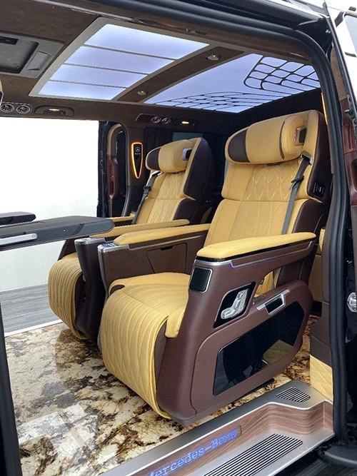 High-end luxury stone luminous floor real car installation renderings 5