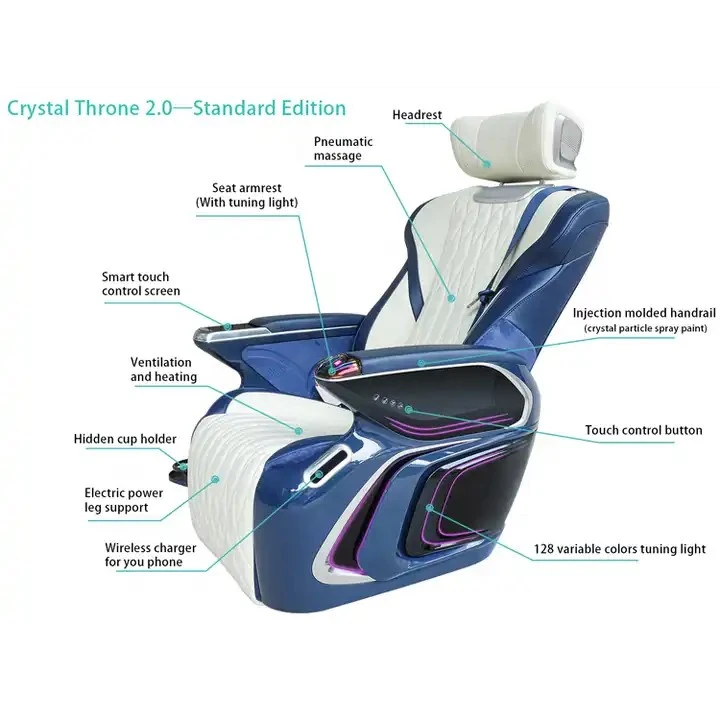 Seating for top-of-the-line luxury vehicles comfort system Seating for top-of-the-line luxury vehicles comfort system