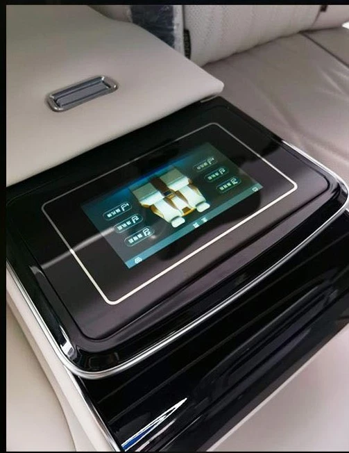 Van luxury bench center armrest with touch control screen Van luxury bench center armrest with touch control screen