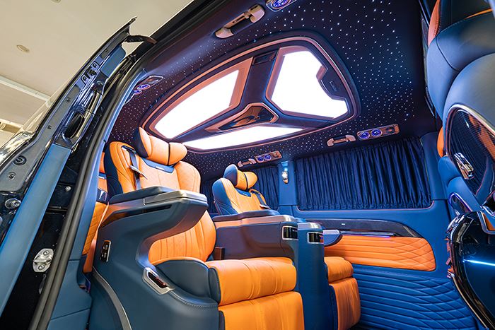 Lampu Kubah Pengubahsuaian Dalaman Mewah Kereta Untuk Van Dan Bas Mini