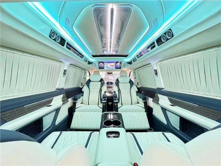Maybach style electric curtain installation effect 2