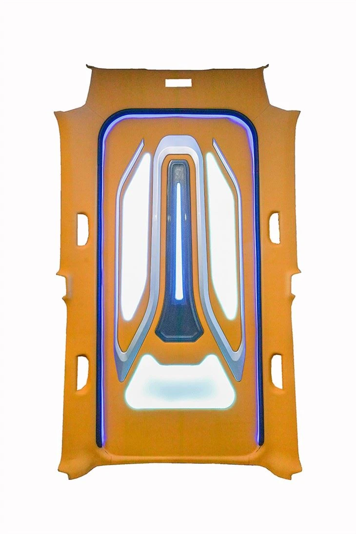 Bumbung lampu mewah dalaman van mewah