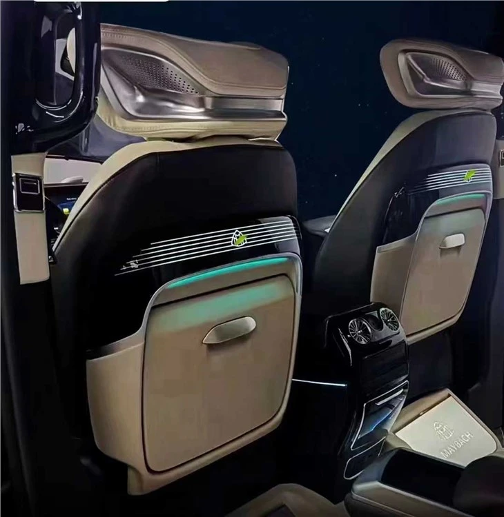 Car Seat Back Electric Multifunctional Folding Table With Ambient Light