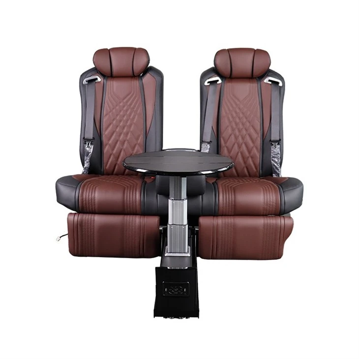 Tempat Duduk Van Deluxe Double Yang Ditingkatkan Dengan Atas Meja