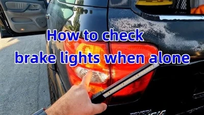 Bagaimana untuk memeriksa lampu brek semasa bersendirian