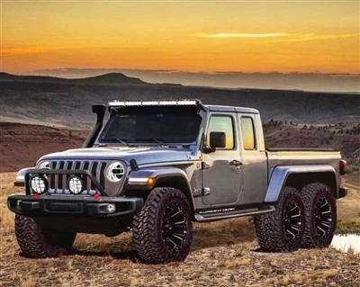 Jeep Gladiator 2020 Boleh Dinaik Taraf Kepada Versi Diubah Suai 6x6.